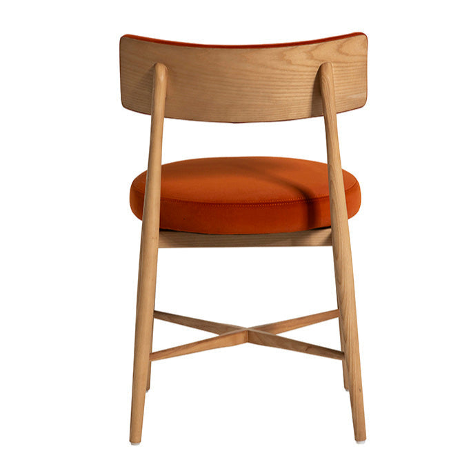 Flora Dining Chair Pair | Orange