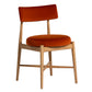 Flora Dining Chair Pair | Orange