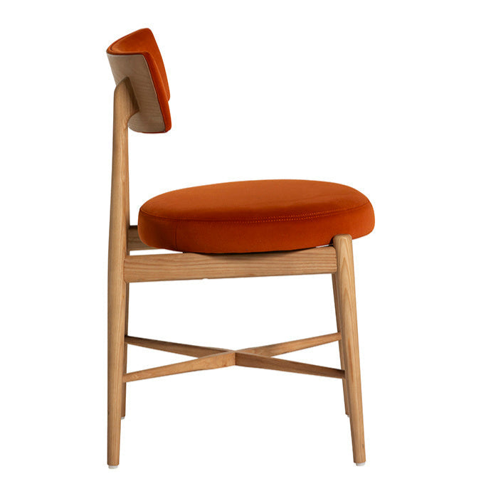 Flora Dining Chair Pair | Orange