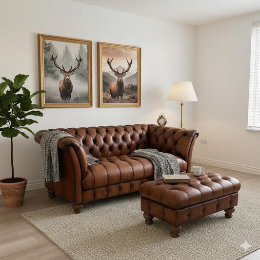 Livingston | Hand Rubbed Leather - Rydan Interiors