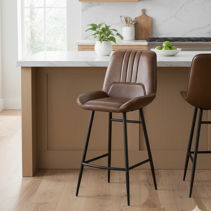 Mustang Bar Stool Pack Of Two | Buff Umber - Rydan Interiors