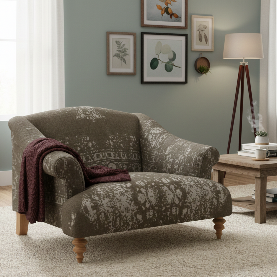 Jacaranda Bagru Sofa - Rydan Interiors