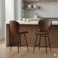 Saddler Bar Stool Pack Of Two | Buff Umber - Rydan Interiors