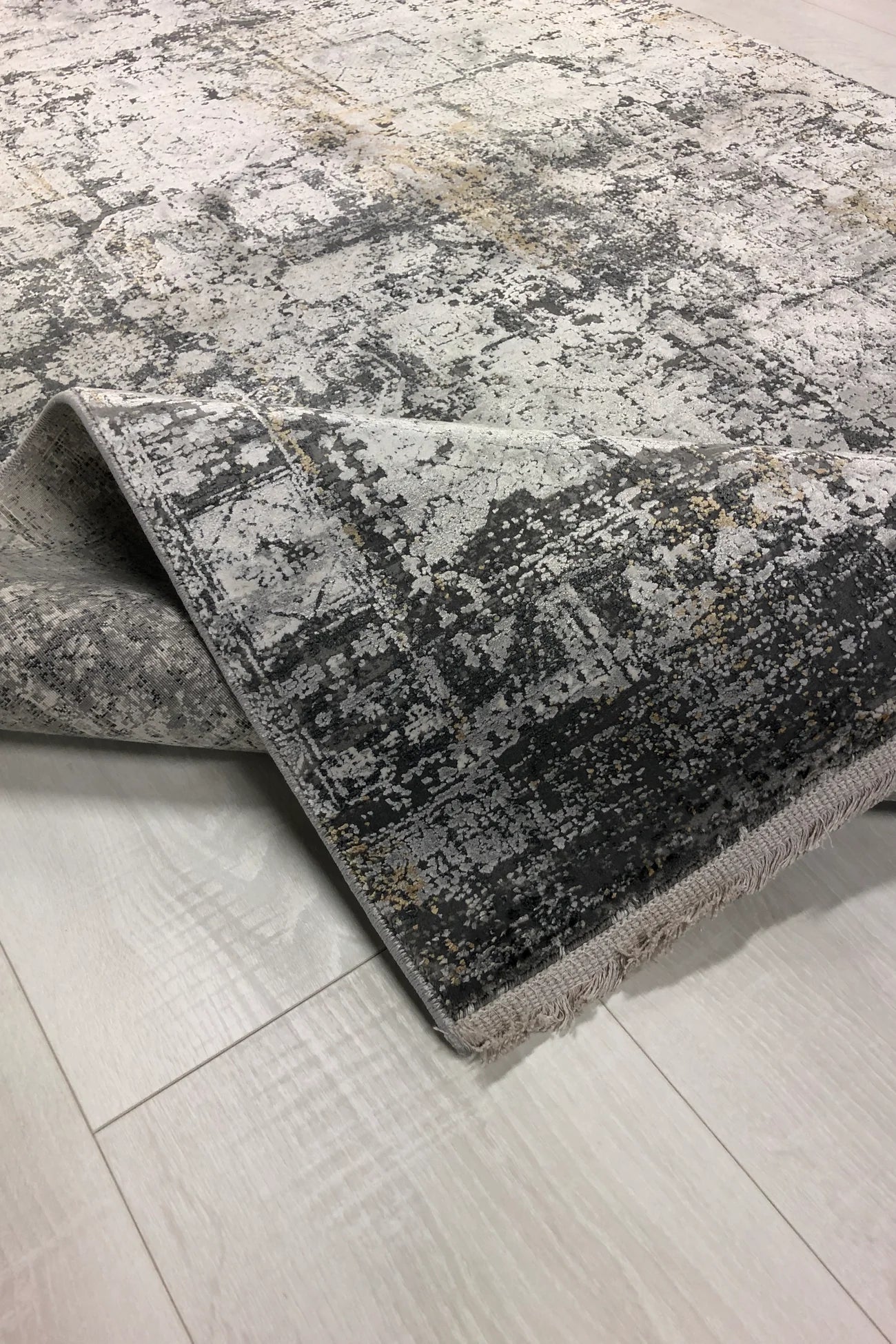 Toros Grace Luxury Rug | Frost Grey