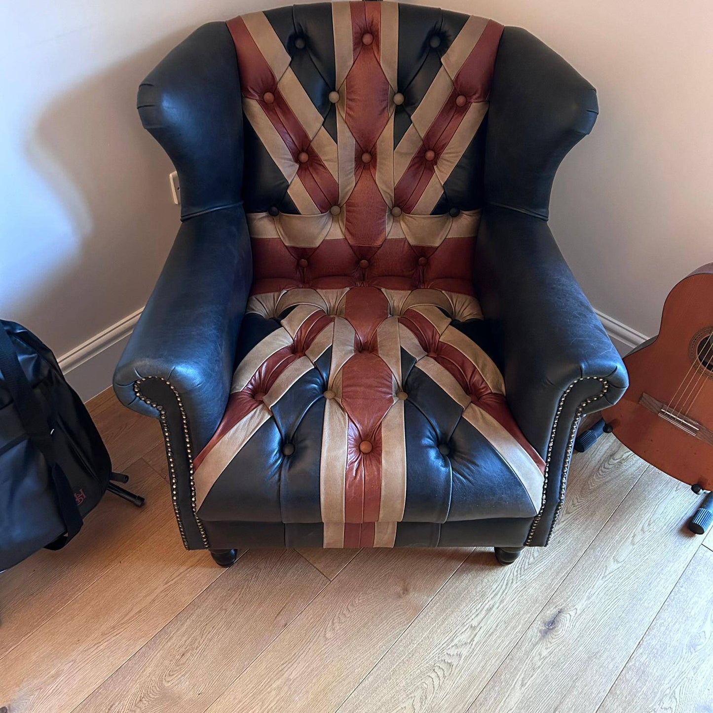 Union Jack Armchair - Leather - Rydan Interiors