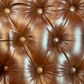 Tweed & Leather Footstool Ex Display