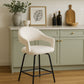 Jasmine Counter Chair Pair | White | Ex Display - Rydan Interiors