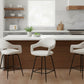 Jasmine Counter Chair Pair | White | Ex Display - Rydan Interiors
