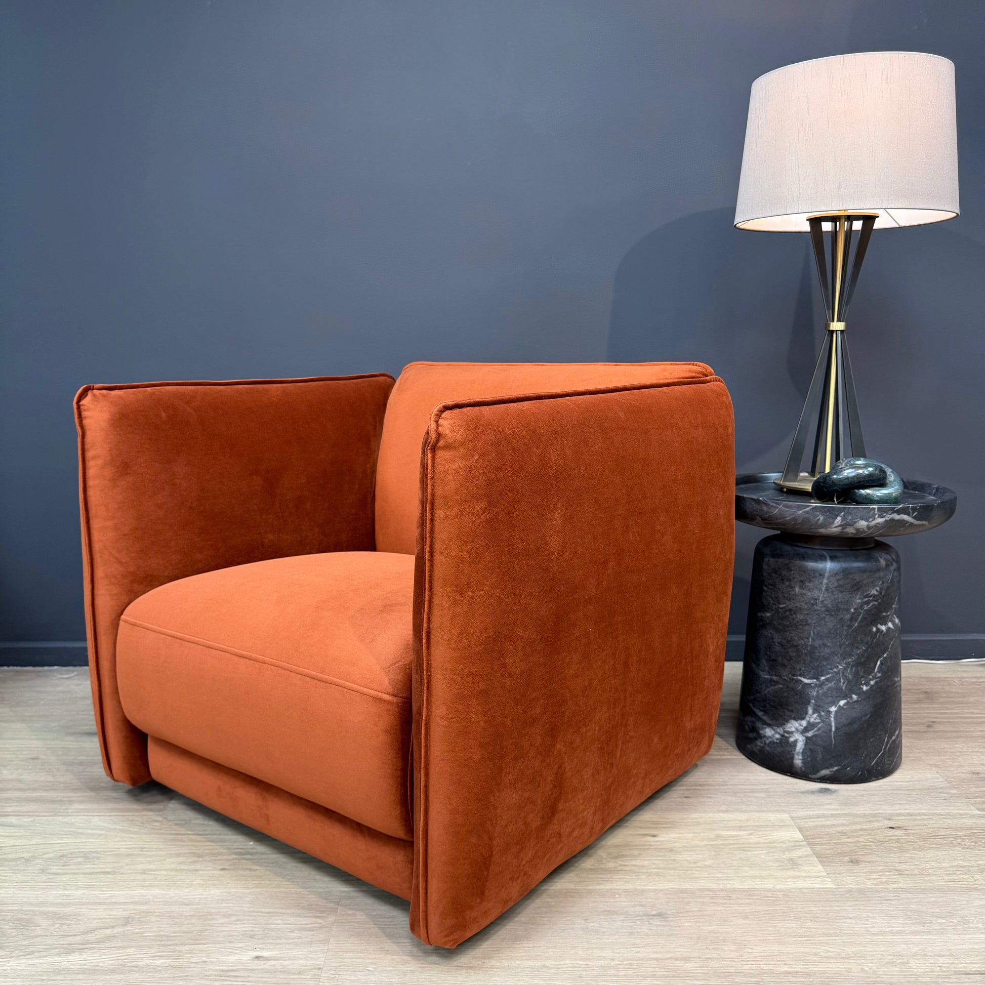 Knoll Lamp Table | Black - Rydan Interiors