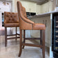 Eddy All Leather Barstool - Rydan Interiors