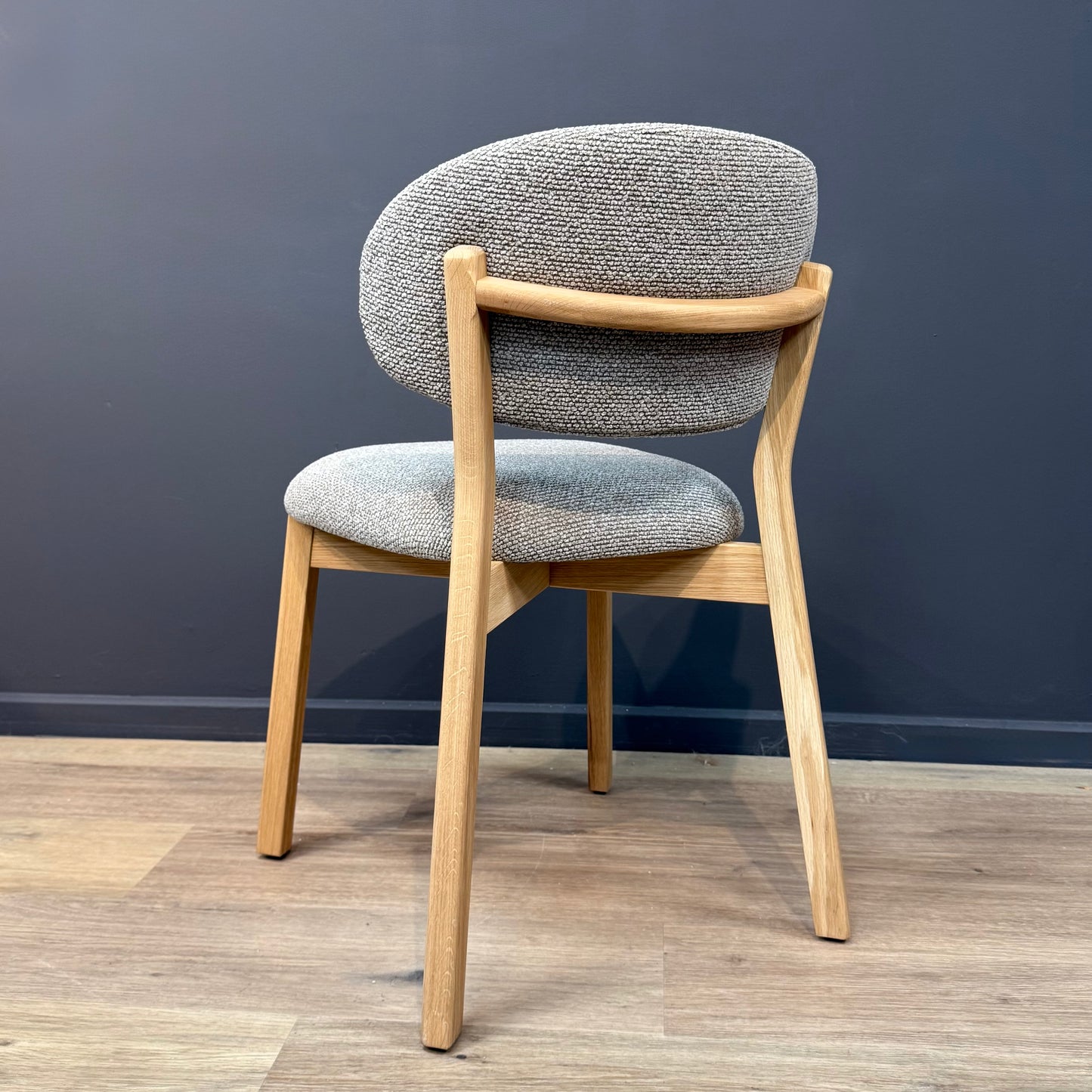 Leo Dining Chair Pack Of Two | Grey - Rydan Interiors