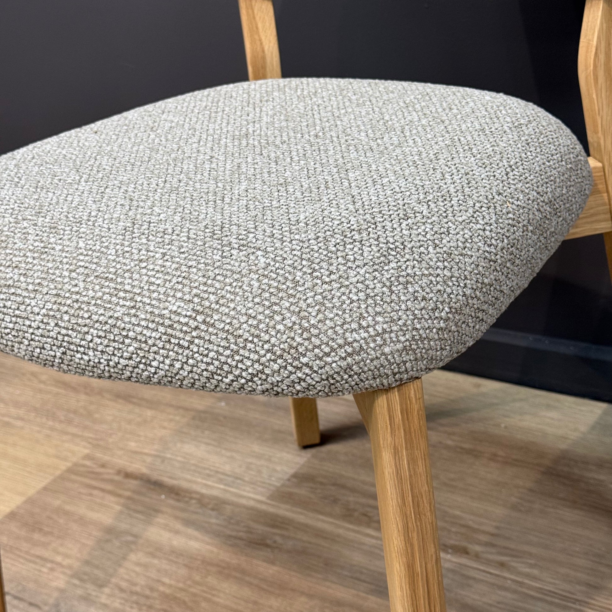 Leo Dining Chair Pack Of Two | Grey - Rydan Interiors