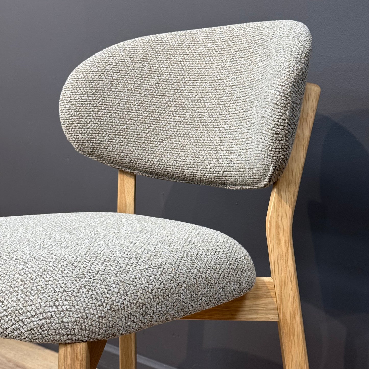 Leo Dining Chair Pack Of Two | Grey - Rydan Interiors
