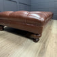 Arthur | Deep Buttoned Leather Footstool - Rydan Interiors