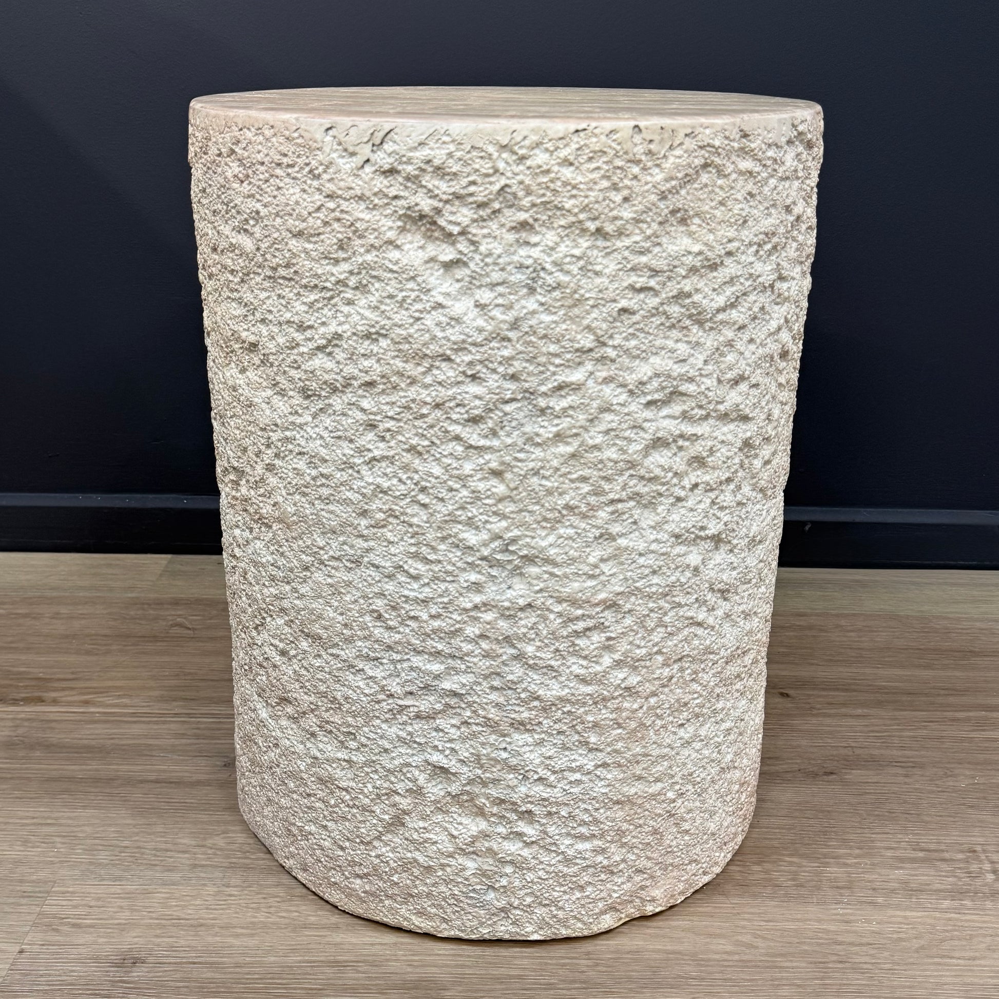 Kraft Lamp Table With Textured Side - Rydan Interiors