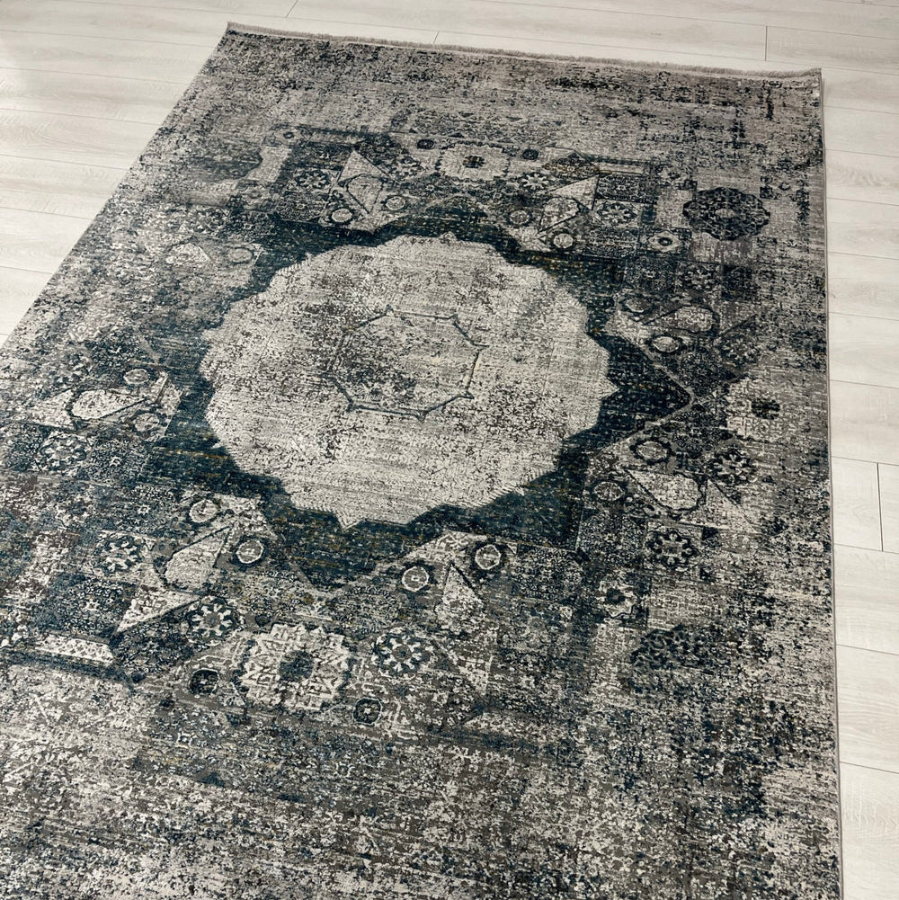 Toros Mamluk Luxury Rug | Blue - Rydan Interiors