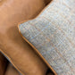 Harris Tweed & Leather Feather Filled Cushions - Multiple Sizes - Rydan Interiors