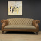Cavendish | Harris Tweed & Leather Sofa