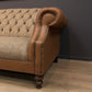 Cavendish | Harris Tweed & Leather Sofa