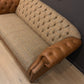 Cavendish | Harris Tweed & Leather Sofa