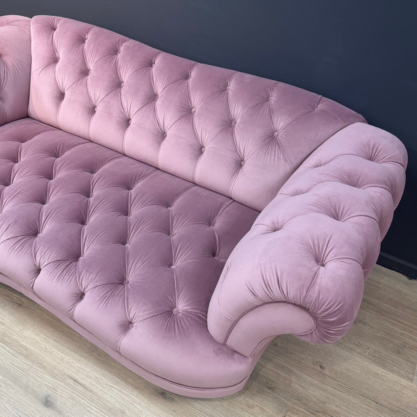 Oskar Velvet Chesterfield | Clover