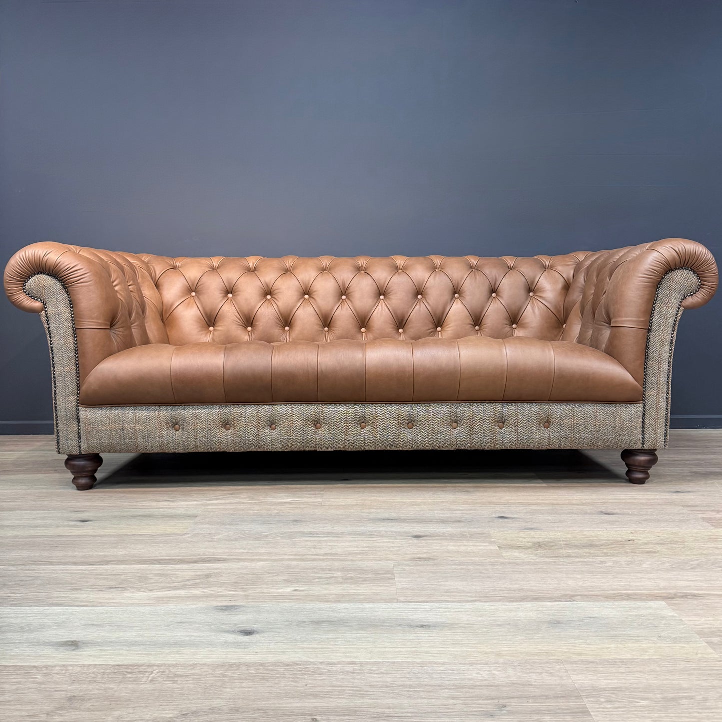 Buck | Harris Tweed & Leather Sofa -  Model 2