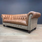 Buck | Harris Tweed & Leather Sofa -  Model 2