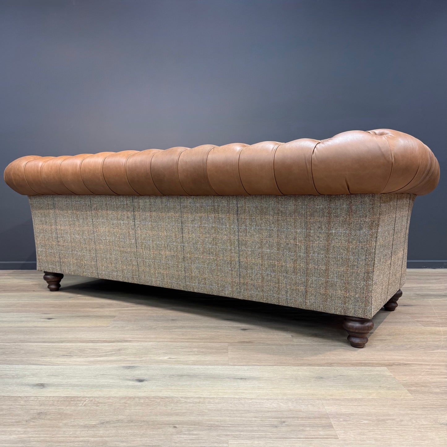 Buck | Harris Tweed & Leather Sofa -  Model 2