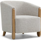 Jules Accent Chair | Natural Textured Woven Chenille - Rydan Interiors
