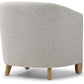 Jules Accent Chair | Natural Textured Woven Chenille - Rydan Interiors