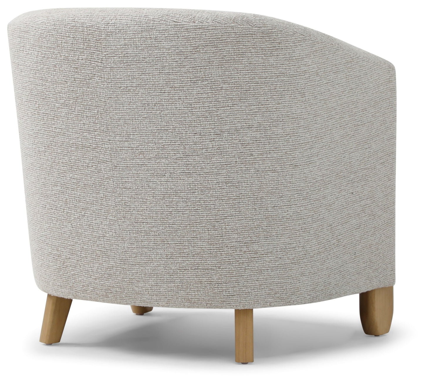 Jules Accent Chair | Natural Textured Woven Chenille - Rydan Interiors