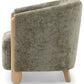 Jules Accent Chair | Distressed Olive Chenille - Rydan Interiors