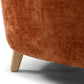 Jules Accent Chair | Distressed Terracotta Chenille - Rydan Interiors