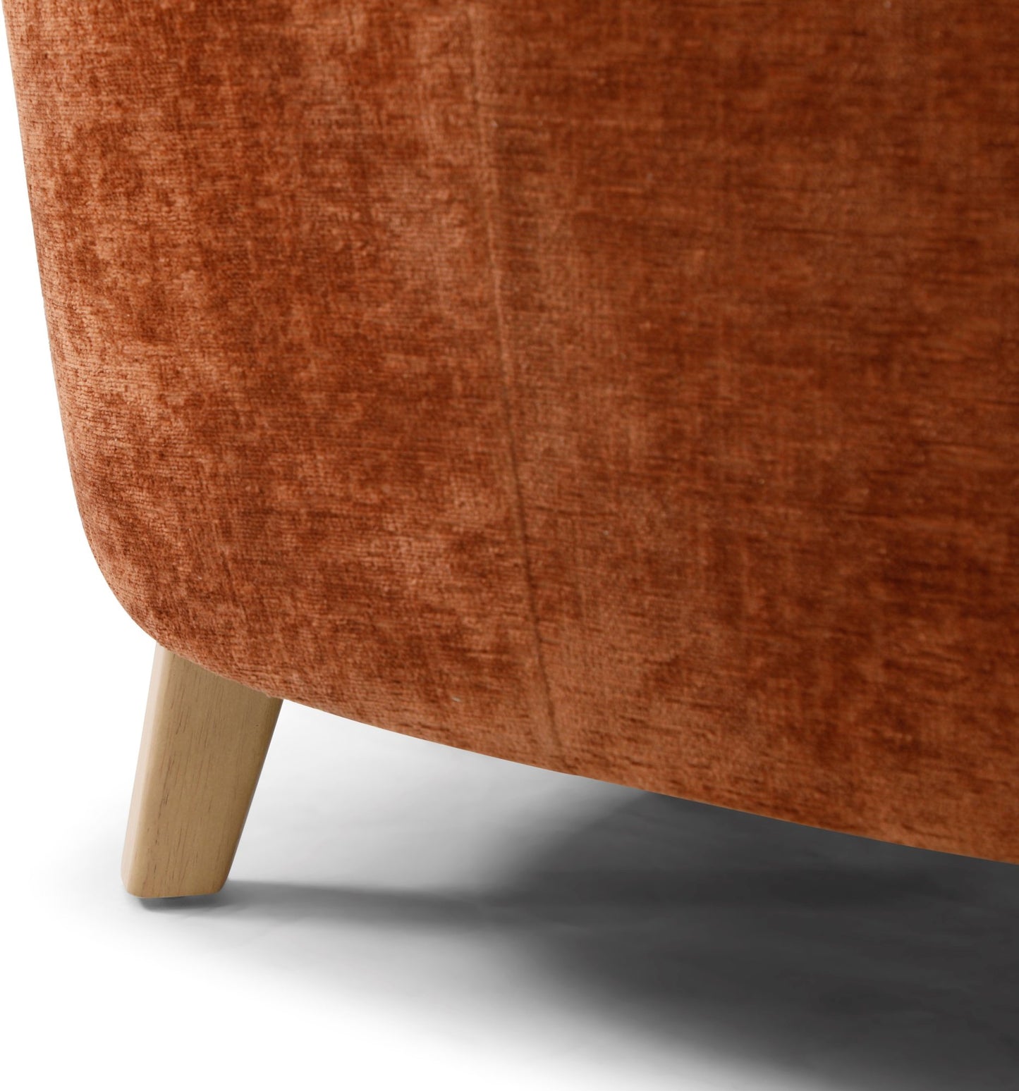 Jules Accent Chair | Distressed Terracotta Chenille - Rydan Interiors