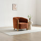 Jules Accent Chair | Distressed Terracotta Chenille - Rydan Interiors