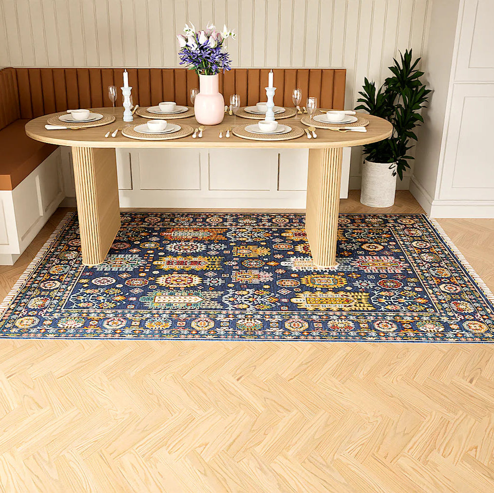 Malaki Luxury Rug | Blue - Rydan Interiors