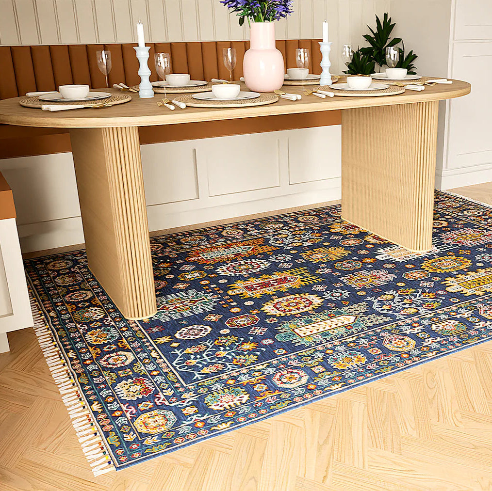 Malaki Luxury Rug | Blue - Rydan Interiors