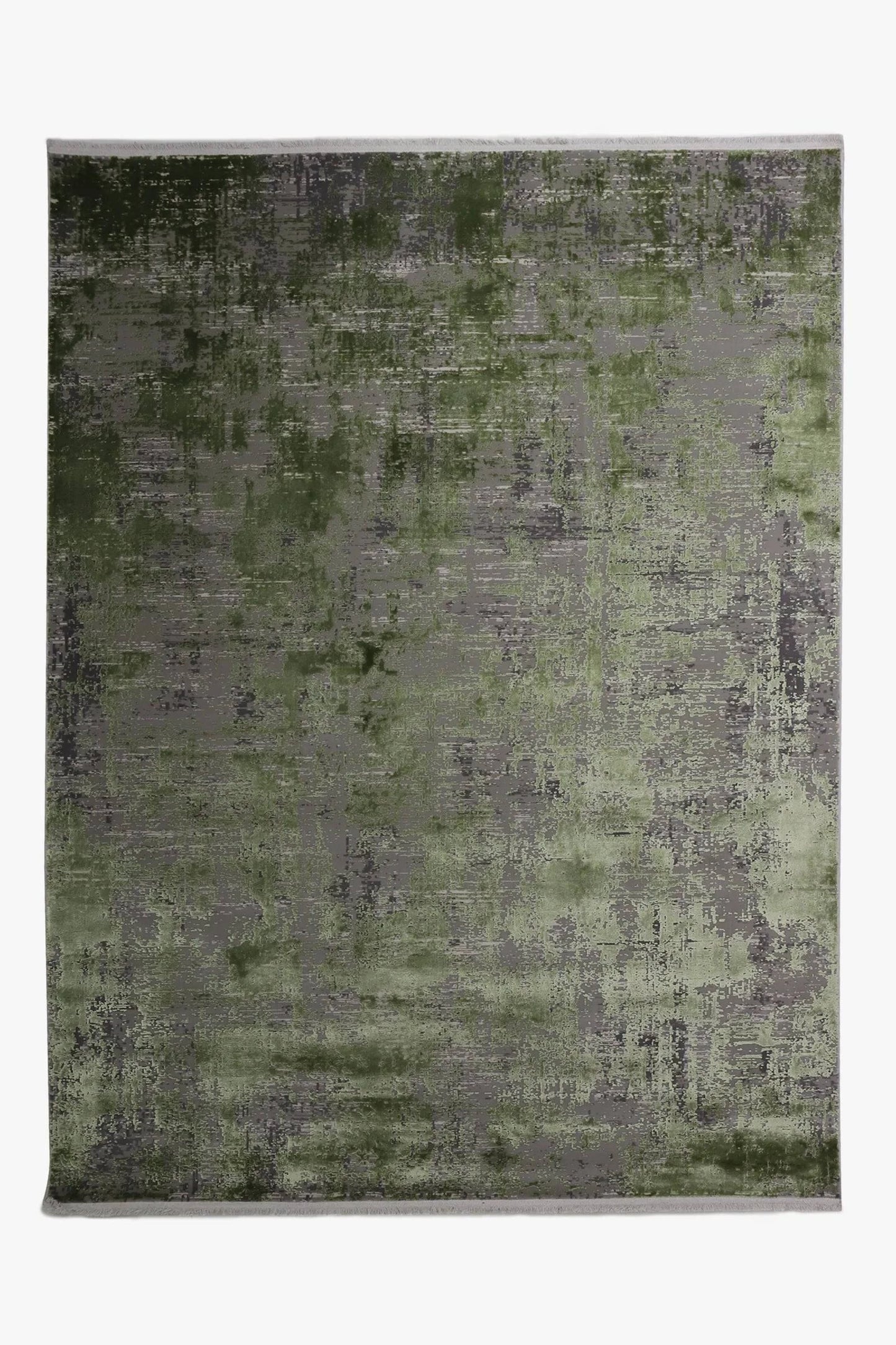 Ombre Green / Silver Luxury Rug - Rydan Interiors