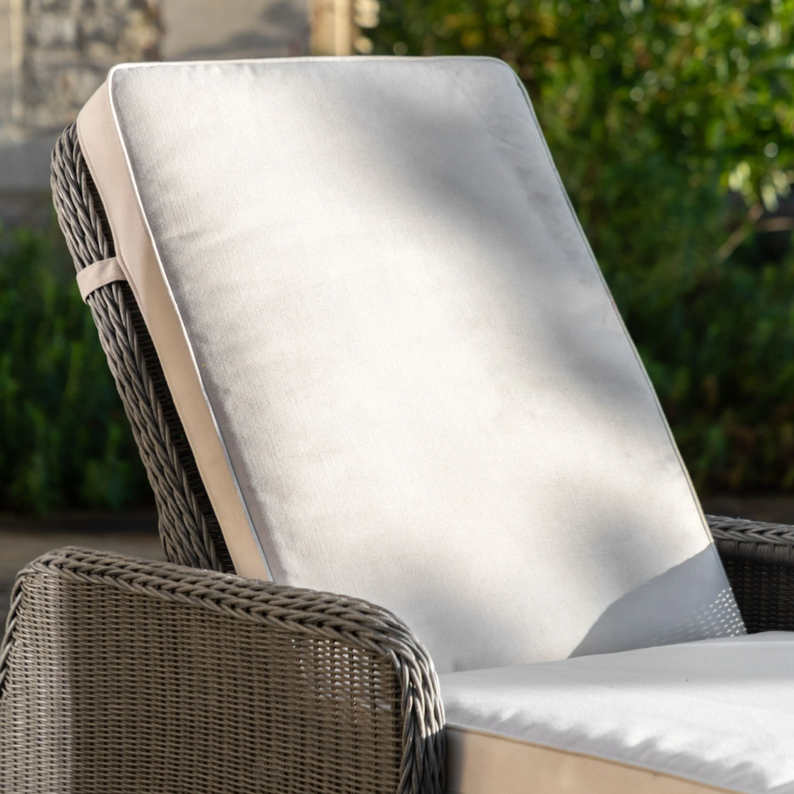 Ascot Sun Lounger – Salt Spray