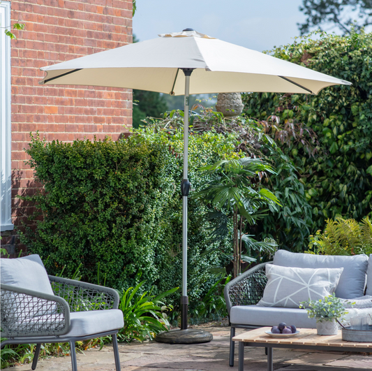 Vazzano 2.7m Parasol Cream