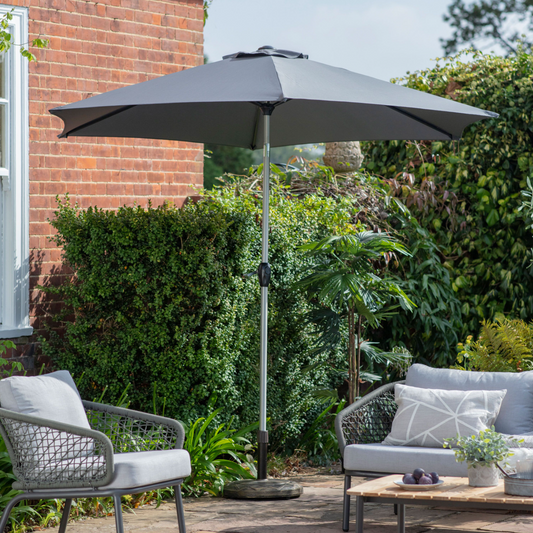 Vazzano 2.7m Parasol Grey