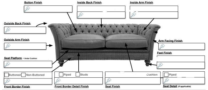 Bespoke Corner Sofa - Model 17 (Copy) - Rydan Interiors