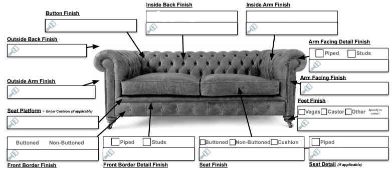 Tailored Frame | Indigo - Rydan Interiors