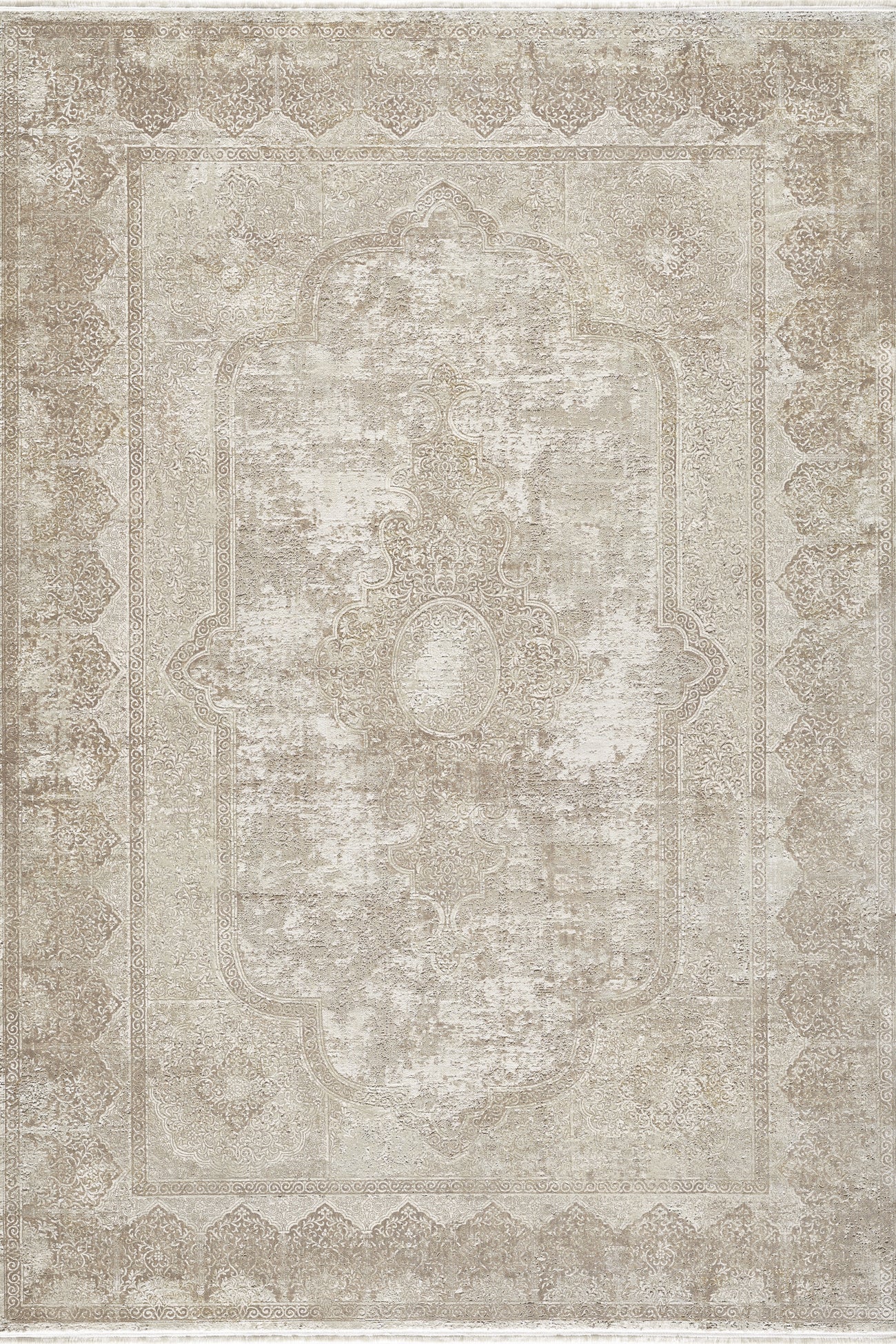 Toros Medallion Luxury Rug | Natural