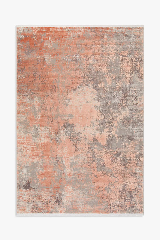 Toros Ombre Luxury Rug | Terracotta Pink