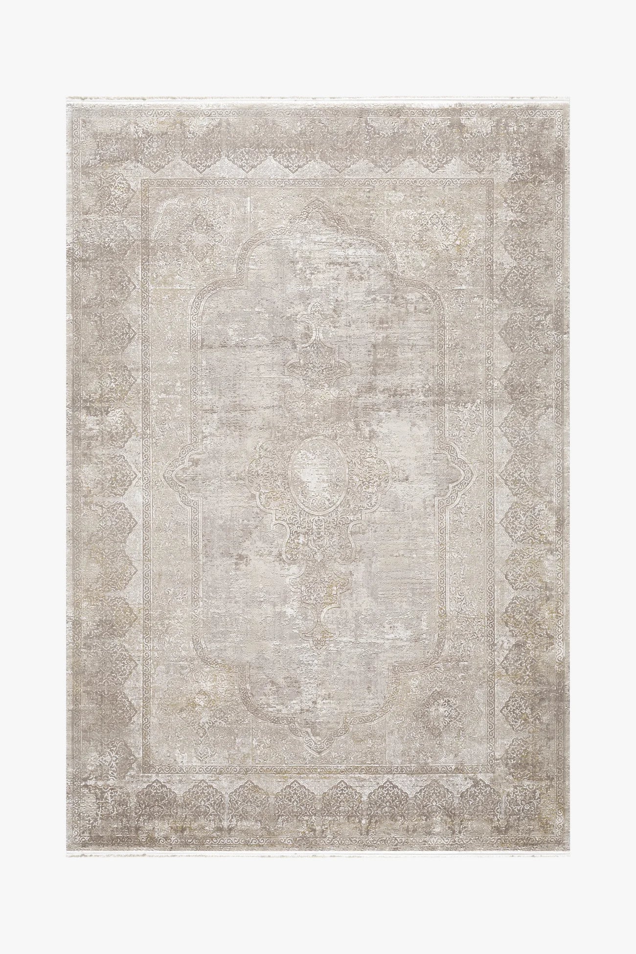 Toros Medallion Luxury Rug | Natural