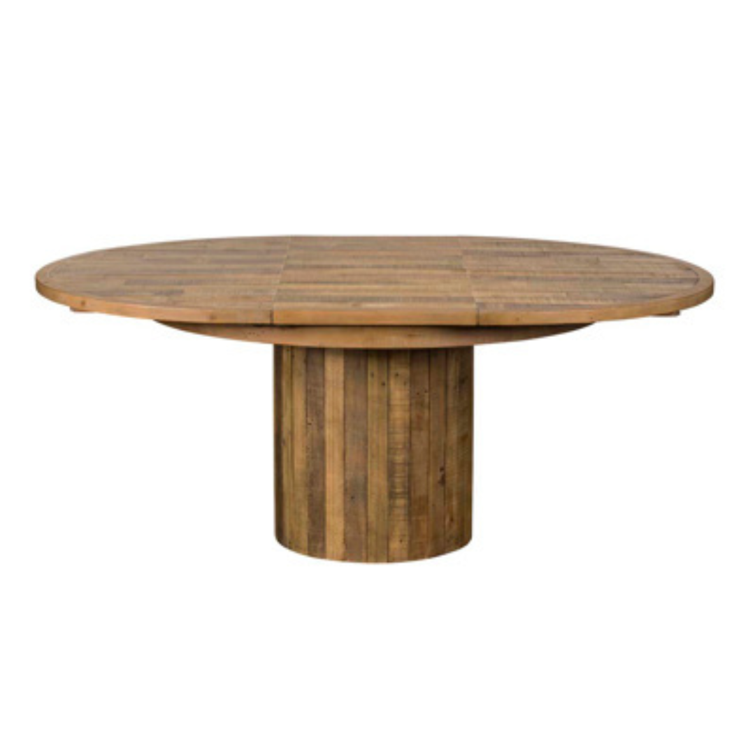 Fairmont 135cm-185cm Round Extending Dining Table