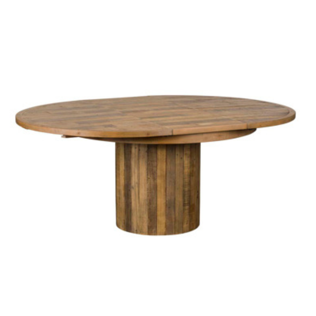 Fairmont 135cm-185cm Round Extending Dining Table