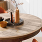 Fairmont 135cm-185cm Round Extending Dining Table