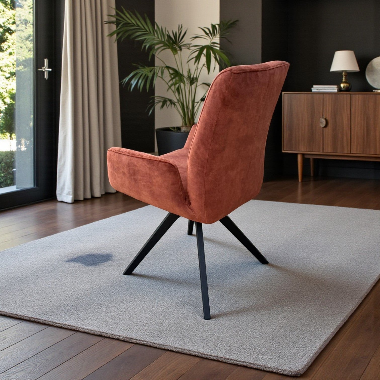 Siena Swivel Reclining Dining Chair | Pair - Rydan Interiors